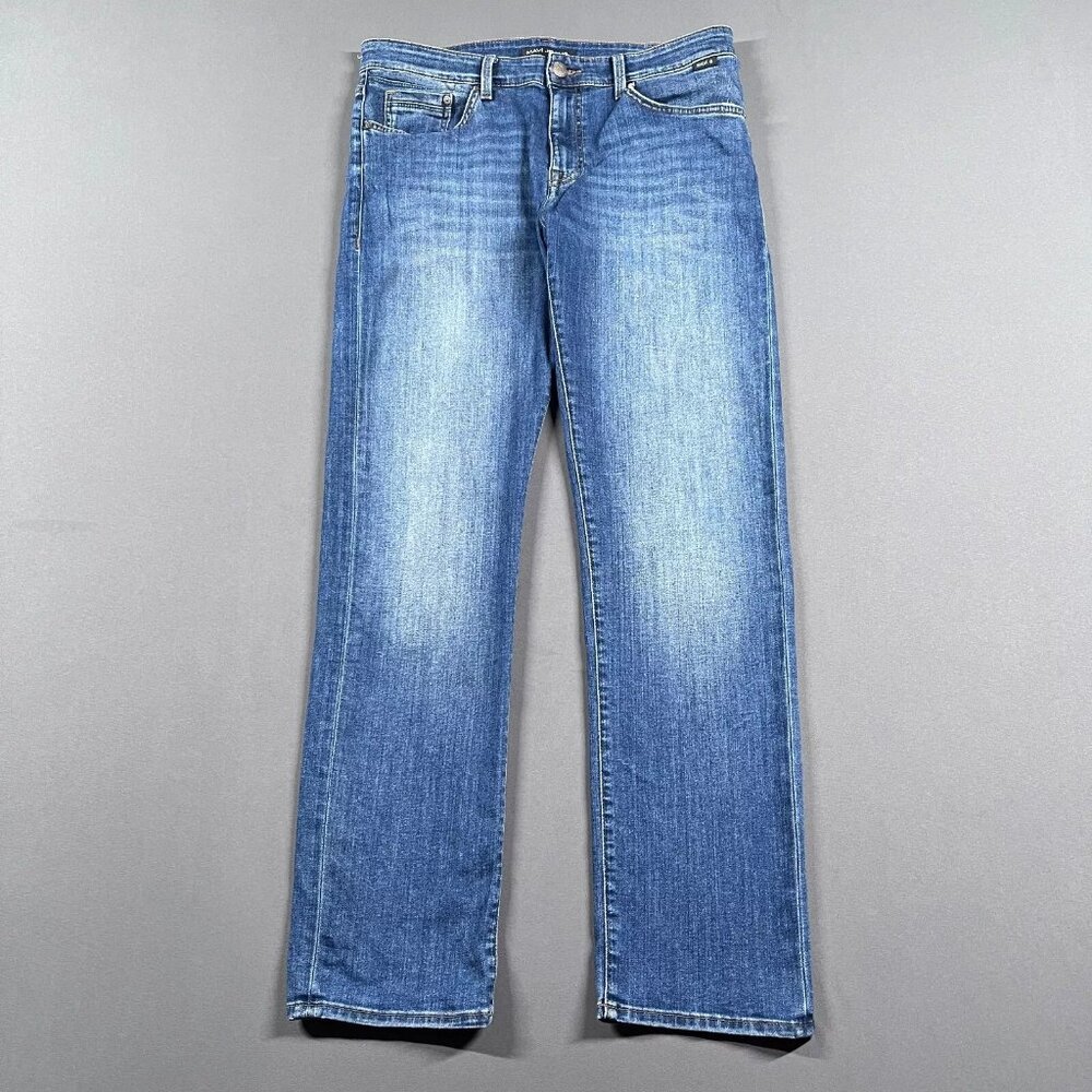 Mavi Jeans Mens 32x32 Jach Straight Leg Blue Denim Medium Wash Stretch